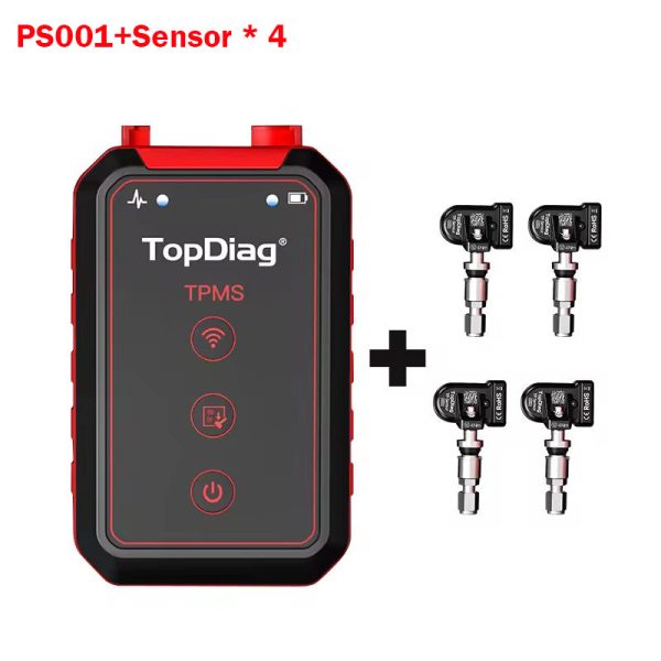 TopDiag PS001 Car TPMS Diagnostic Service Tool Activate Relearn Sensors Program TPMS OBDII Kit Tire Pressure Matching Instrument - Image 11