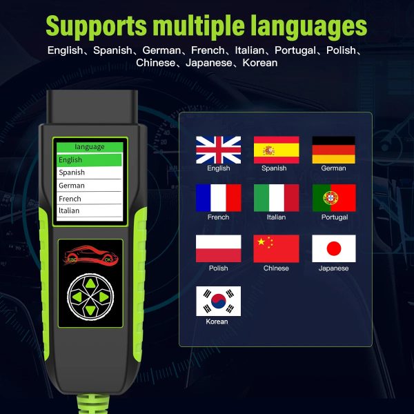 Topdiag BT400 Car Battery Tester Automotive OBD Scan 12V/24V 20-2000 CCA Battery Analyzer Load Test Auto Cranking Charging Tool - Image 4