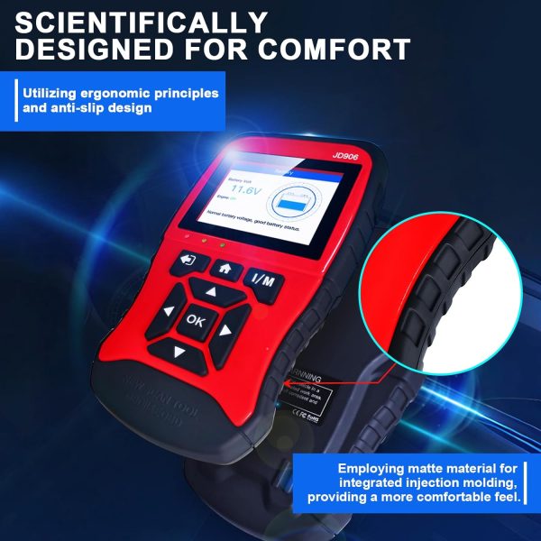 Topdiag JD906 OBD2 Scanner Check Engine Light Code Reader Live Data I/M Readiness Newest Battery Tester Car Diagnostic Scan Tool - Image 3