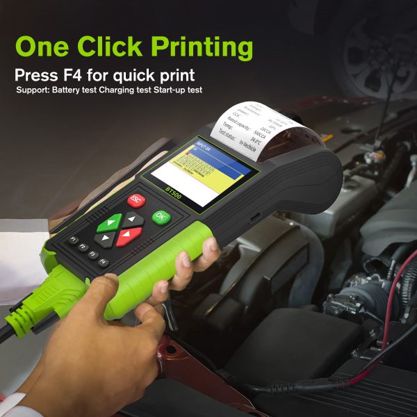 Topdiag BT500 Car Battery Tester 20-2000CCA 12V 24V Leakage Detect Load Relay Test Auto Battery Analyzer Automotive Battery Tool - Image 9