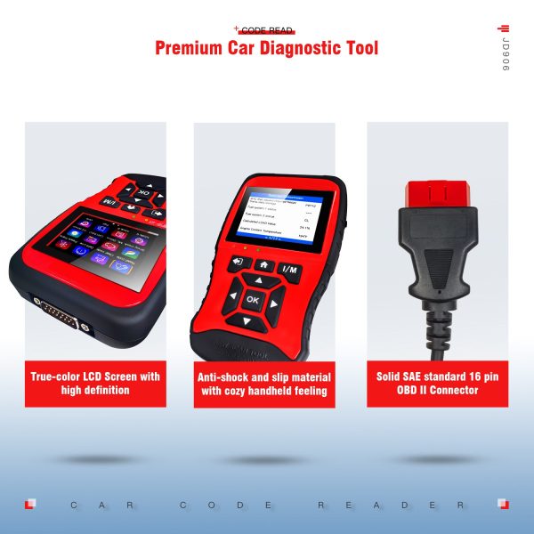 Topdiag JD906 OBD2 Scanner Check Engine Light Code Reader Live Data I/M Readiness Newest Battery Tester Car Diagnostic Scan Tool - Image 10
