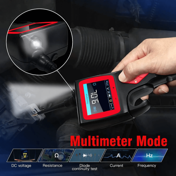 TopDiag P200 Automotive Circuit Tester, 12V 24V Electrical Test Tool with Multimeter, Relay Test, Activating Component - Image 4